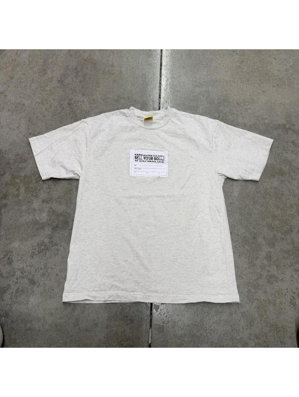 golf wang earn extra cash sell your soul grey tyler the creator shirt medium
